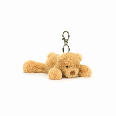 Jellycat Smudge Bear Bag Charm New Zealand | FOEKC2650